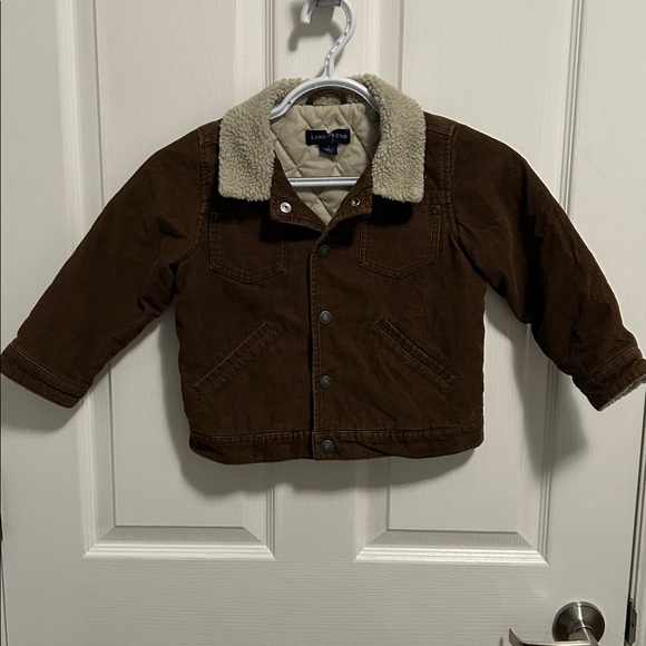Lands' End Other - Lands End Toddler Sherpa Lined Corduroy Jacket Brown Size 4